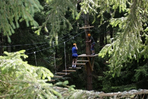 Libín - lanový park Libín - lanový park
